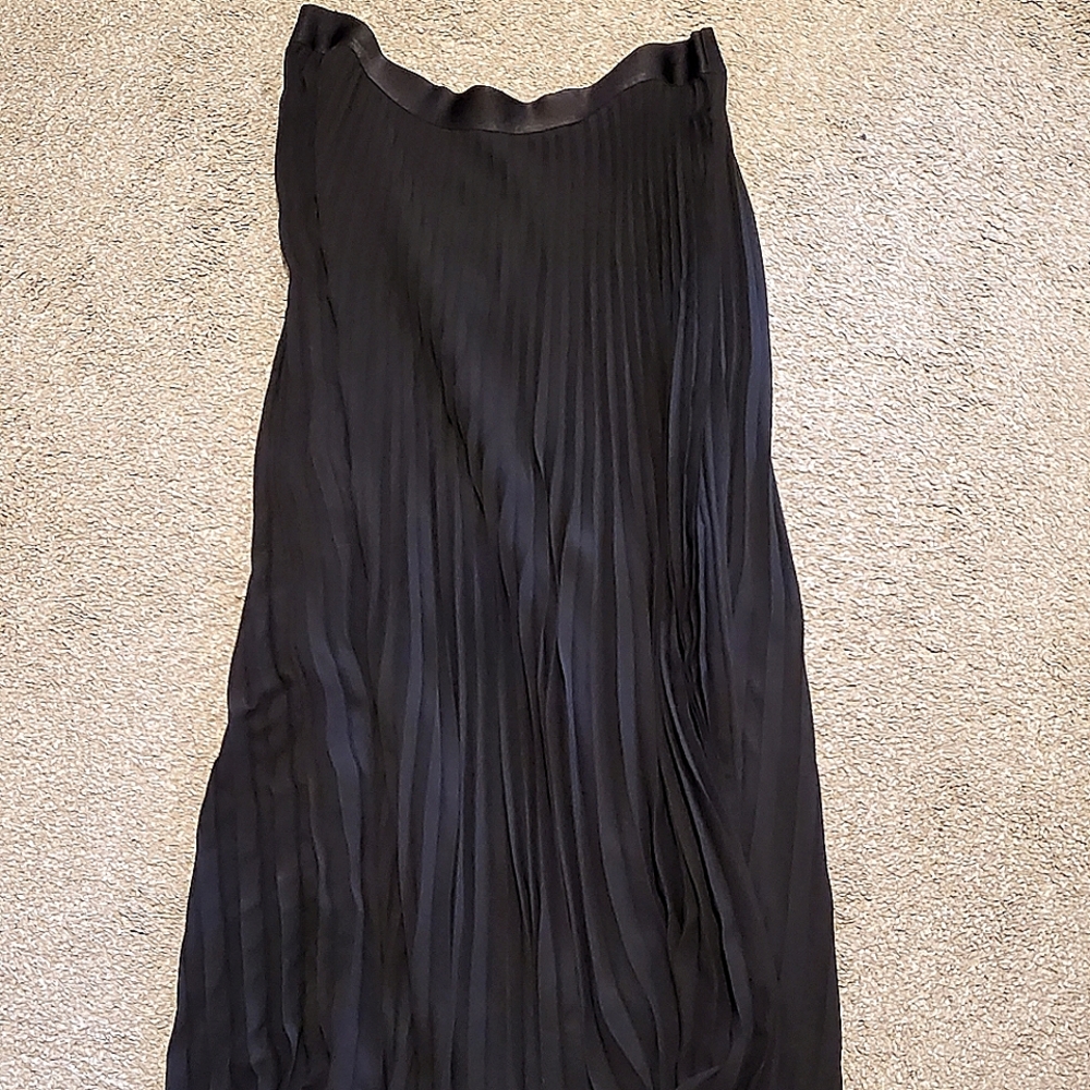 Express pleated maxi skirt